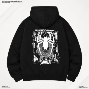 Man Premium Hoodie Spaider Verse - Black